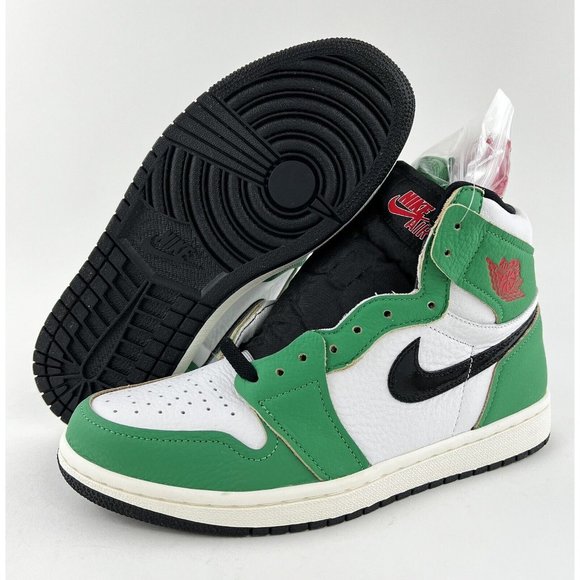 Nike Air Jordan 1 Retro High OG Lucky Green Women's Size 9 Sneakers DB4612-300 - Picture 2 of 14